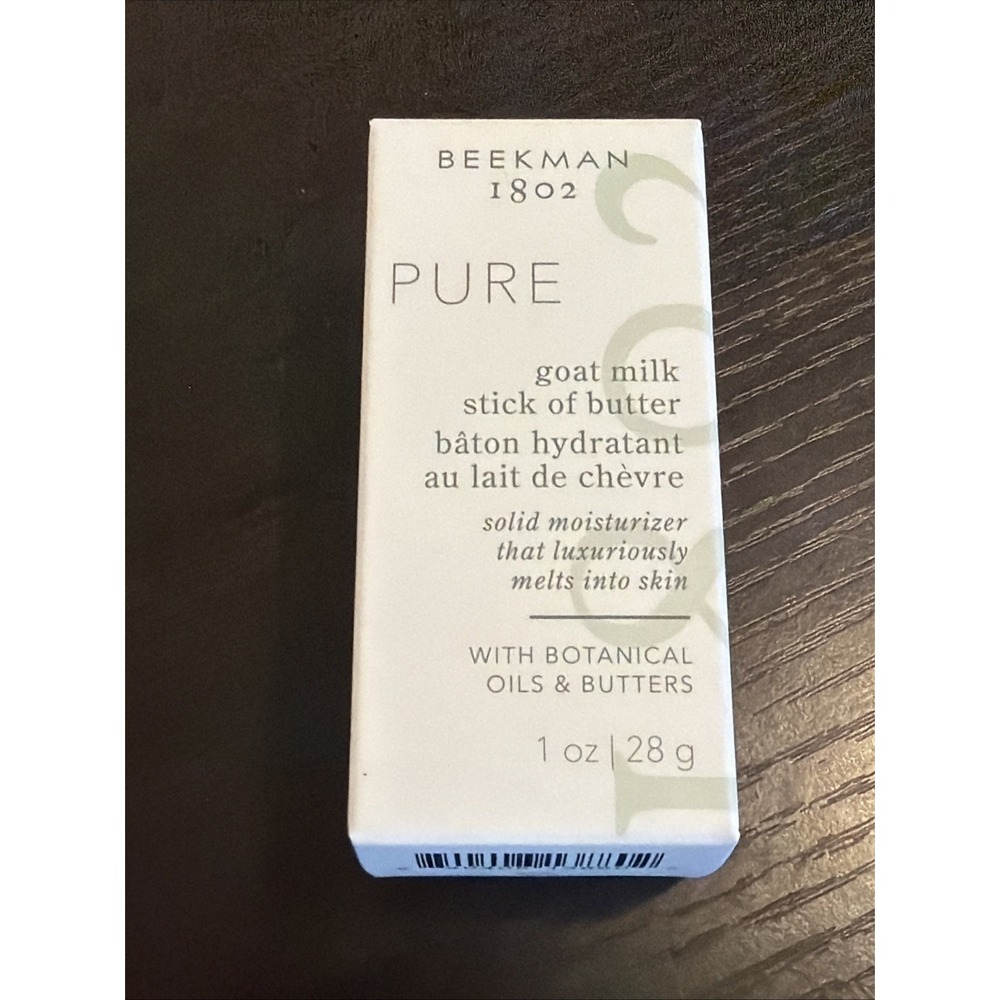 Beekman 1802 PURE Goat Milk Stick of Butter 1 oz Solid Moisturizer NEW‎